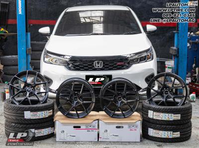 รถ - HONDA CITY ล้อแม็ก - EmotionR FRX BY LENSO Flowforming ดำด้าน สเปค - 17x7.5 ET35 4x100
รัดยาง - YOKOHAMA ALLIANCE AL40 เบอร์ - 205/45-17