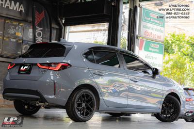 รถ - HONDA CITY ล้อแม็ก - EmotionR VS2 BY LENSO ดำด้าน สเปค - 15x7 ET35 4x100 ยาง - ALLIANCE AL30 030Ex เบอร์ - 195/55-15