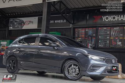 รถ - HONDA CITY ล้อแม็ก - NK Performance NK37-C Flowforming DGM สเปค - 16x7 ET35 4x100
ใช้ยางเดิม