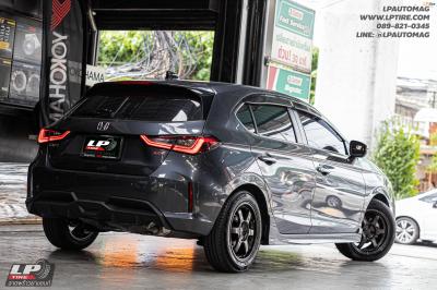 รถ - HONDA CITY ล้อแม็ก - NK Performance NK37-C Flowforming DGM สเปค - 16x7 ET35 4x100
ใช้ยางเดิม