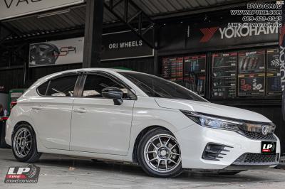 รถ - HONDA CITY ล้อแม็ก - LENSO VENOM V1N FlowForming Hyper Black สเปค - 16x7 ET35 4x100 ยาง - HANKOOK VENTUS PRIME 4 K135 เบอร์ - 195/50-16