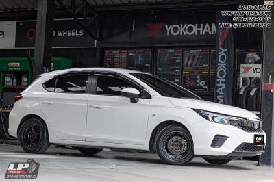 รถ - HONDA CITY ล้อแม็ก - NK Performance NK105N (TC105n) Flowforming DGM สเปค- 15x7 ET35 4x100 รัดยาง - ALLIANCE AL30 030Ex เบอร์ - 195/55-15