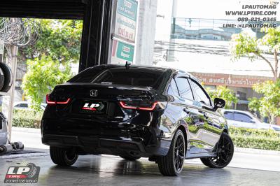 รถ - HONDA CITY ล้อแม็ก - LENSO JAGER BUCK BLACK สเปค - 17x7 ET35 4x100 รัดยาง - ALLIANCE AL40 เบอร์ - 205/45-17