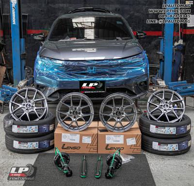 รถ - HONDA CITY ล้อแม็ก - LENSO JAGER DYNA HB สเปค - 16x7 ET35 4x100 รัดยาง - YOKOHAMA V553 เบอร์ - 195/55-16 โช๊ค - TEIN ENDURAPRO BASIC