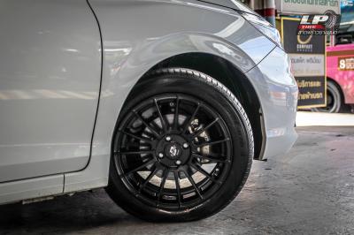 รถ -HONDA CITY ล้อแม็ก - LENSO ProjectD RACE5 ดำด้าน สเปค - 16x7 ET40 4x100