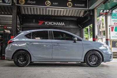 รถ -HONDA CITY ล้อแม็ก - LENSO ProjectD RACE5 ดำด้าน สเปค - 16x7 ET40 4x100