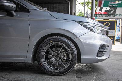 รถ - HONDA CITY GN ล้อแม็ก - AOW-105X (TC105X) EJ-TITAN สเปค - 16x7 ET36 4x100 ยาง - YOKOHAMA AE51 เบอร์- 205/50-16