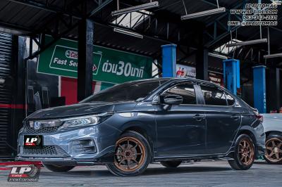 รถ -HONDA CITY ล้อแม็ก - NK Performance NK28N Flowforming น้ำตาล สเปค - 16x7 ET35 4x100
ยาง - YOKOHAMA AE50 เบอร์ -185/55-16