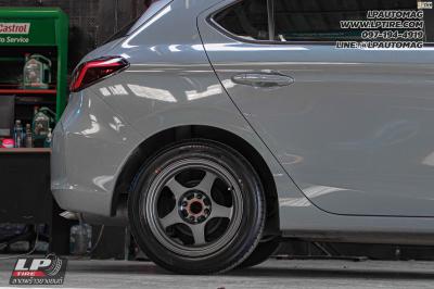 รถ - HONDA CITY ล้อแม็ก - NK Performance NK388 (SPOON) Flowforming สเปค - 15x7 ET35 4x100 ยาง - ALLIANCE AL30 030Ex เบอร์ - 195/55-15