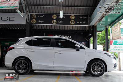 รถ - HONDA CITY ล้อแม็ก - AOW-105X (TC105X) EJ-TITAN สเปค -16x7 ET36 4x100 ยาง - LENSO D-1CS เบอร์ - 195/50-16