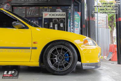 รถ - HONDA CIVIC ล้อแม็ก -NK Performance NK105XF (TC105XF) Flowforming NK DARK-2 สเปค - 15x7 ET35 4x100 ยาง - BRIDGESTONE POTENZA RE004 เบอร์ -195/50-15