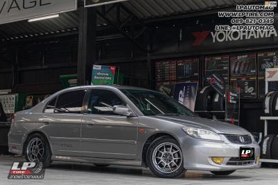 รถ - HONDA CIVIC ล้อแม็ก - LENSO VENOM V1N FlowForming HB สเปค - 15x7 ET35 4x100 ยาง - YOKOHAMA A-DRIVE AA01 เบอร์ - 195/55-15