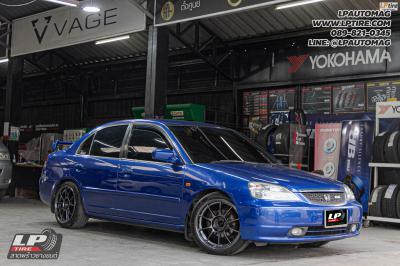 รถ - HONDA CIVIC ล้อแม็ก - NK Performance NK105N (TC105n) Flowforming NK Dark สเปค - 17x8 ET35 4x100