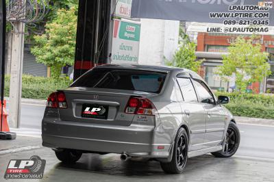 รถ - HONDA CIVIC ล้อแม็ก - INSPI ADVAN GT BEYOND V-BLACK สเปค - 16x7 ET35 4x100 ยาง - DUNLOP SP SPORT LM705 เบอร์ - 205/50R16