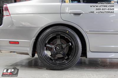 รถ - HONDA CIVIC ล้อแม็ก - INSPI ADVAN GT BEYOND V-BLACK สเปค - 16x7 ET35 4x100 ยาง - DUNLOP SP SPORT LM705 เบอร์ - 205/50R16