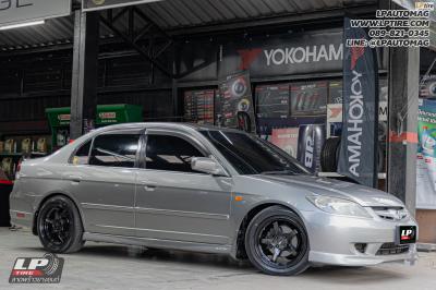 รถ - HONDA CIVIC ล้อแม็ก - INSPI ADVAN GT BEYOND V-BLACK สเปค - 16x7 ET35 4x100 ยาง - DUNLOP SP SPORT LM705 เบอร์ - 205/50R16