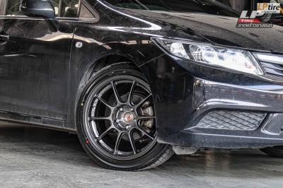 รถ - HONDA CIVIC FB ล้อแม็ก - Auto Option AOW-105X (TC105X) EJ-TITAN สเปค - 17x8.5 ET32 5x114.3 รัดยาง - ALLIANCE AL30 030Ex เบอร์ - 225/45-17