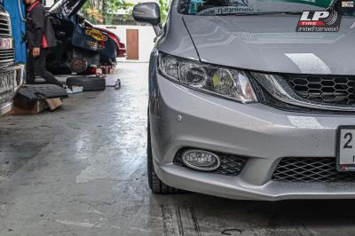 รถ -HONDA CIVIC ล้อแม็ก - ADVANTI ARIA MD018 FlowForming ไฮเปอร์ซิลเวอร์ ขอบ - 17x8 ET38 5x114.3 ยาง- YOKOHAMA AE51 เบอร์ -215/45-17