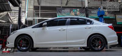 รถ - HONDA CIVIC ล้อแม็ก - LENSO Jager Dyna HD สเปค - 17x7.5 ET35 5x114.3 ยาง - YOKOHAMA V701 เบอร์ - 215/45-17