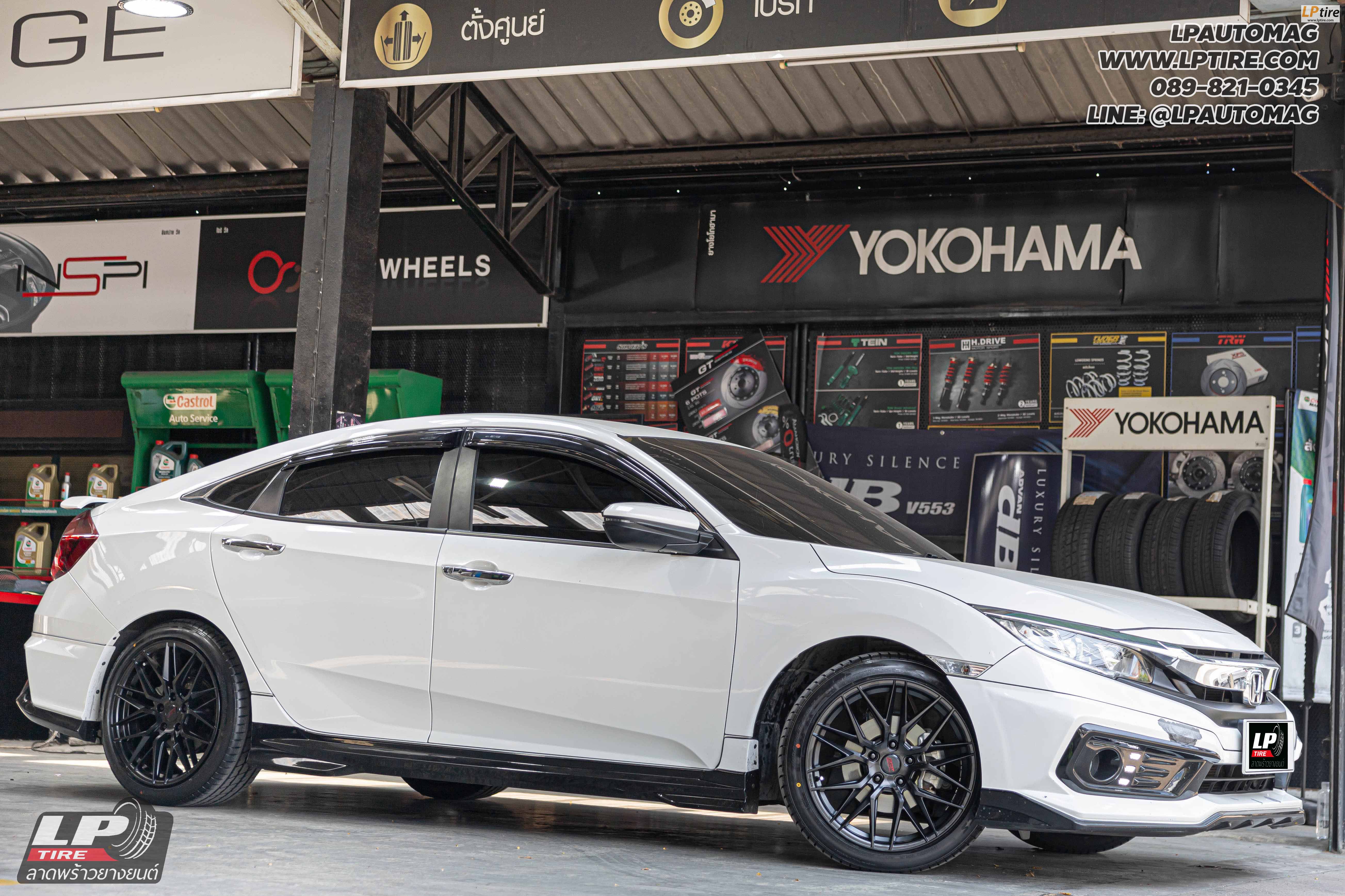 รถ - HONDA CIVIC&nbsp;ล้อแม็ก - SSW S348 ดำด้าน สเปค- 18x8.5 ET40 5x114.3&nbsp;รัดยาง - LENSO D-1CS
เบอร์ - 225/45-18