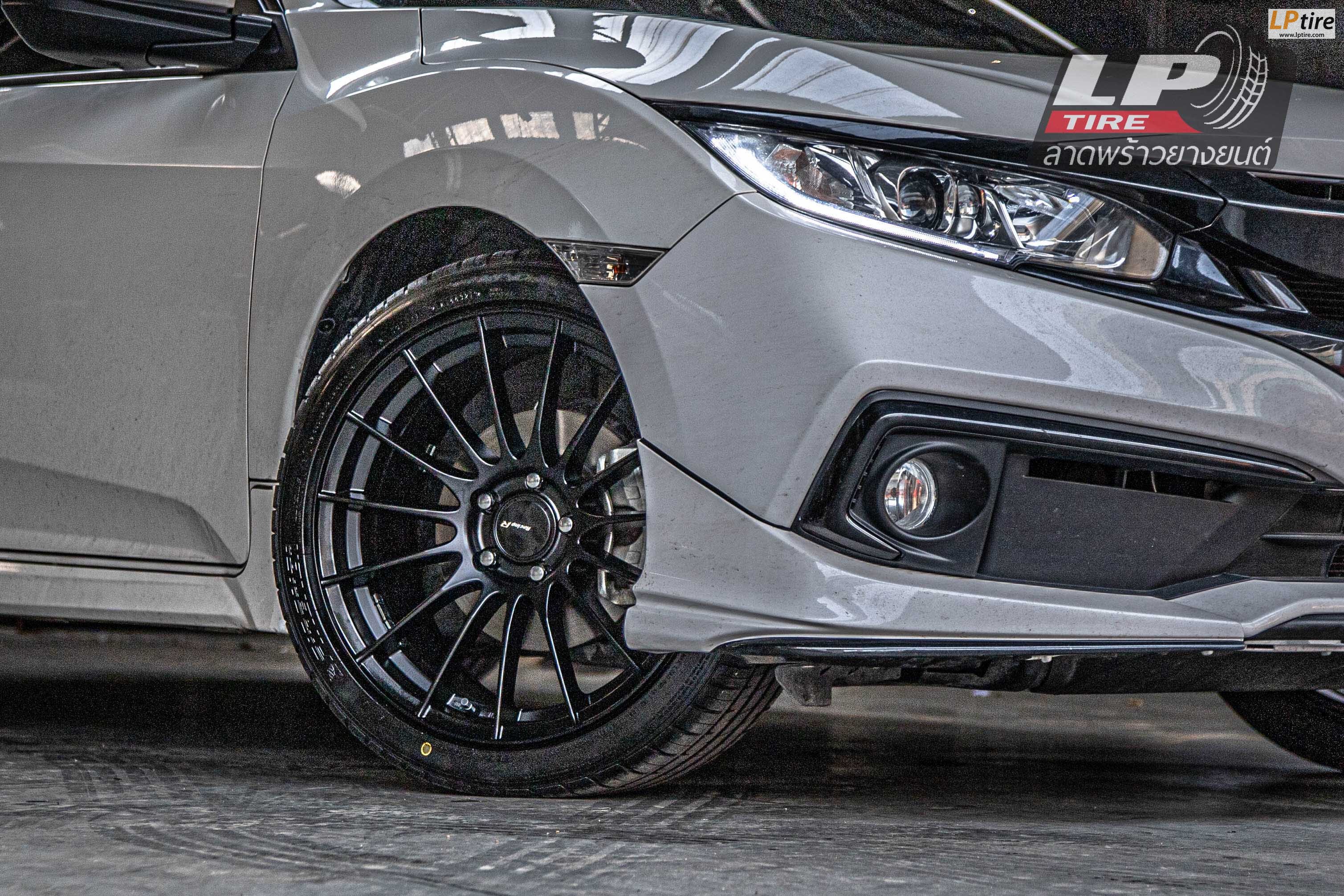 รถ -HONDA CIVIC ล้อแม็ก - MGW MF-1198F ดำด้าน สเปค - 18x8.5 ET38 5x113 ยาง - FIRENZA ST-01A
เบอร์- 235/40-18