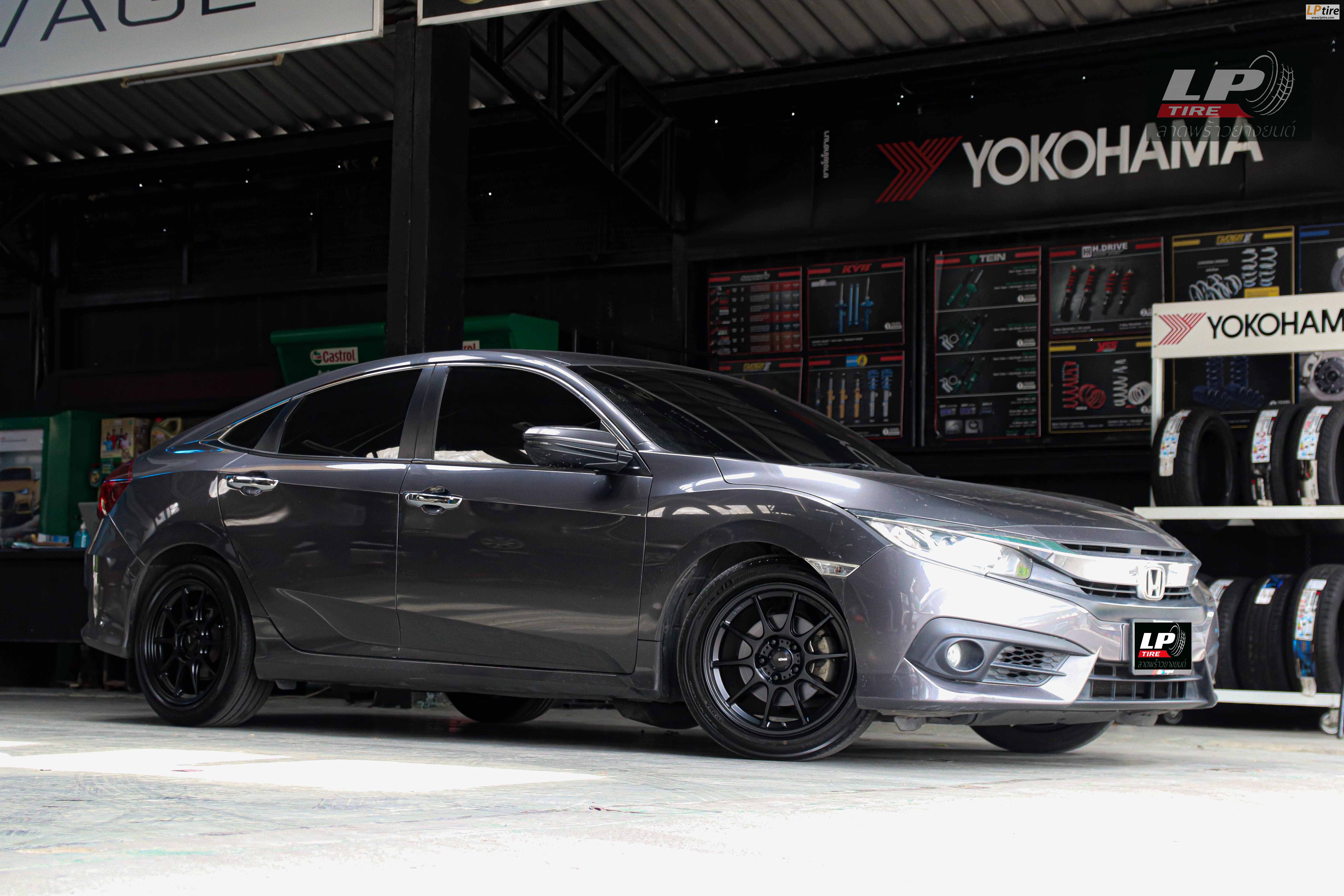 รถ - HONDA CIVIC ล้อแม็ก - KONIG N632 Dekagram FlowForming ดำด้าน สเปค - 17x8 ET40 5x114.3
ยาง - YOKOHAMA เบอร์ - 215/50-17