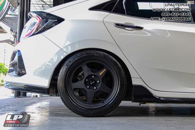 รถ - HONDA CIVIC ล้อแม็ก - NK Performance NK388 (SPOON) Flowforming ดำด้าน สเปค - 17x8.5 ET35 5x114.3 ยาง - MICHELIN Primacy 4 เบอร์ - 215/50-17