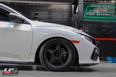 รถ - HONDA CIVIC ล้อแม็ก - NK Performance NK388 (SPOON) Flowforming ดำด้าน สเปค - 17x8.5 ET35 5x114.3 ยาง - MICHELIN Primacy 4 เบอร์ - 215/50-17