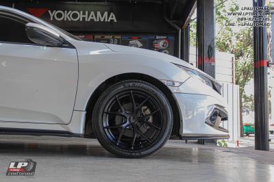 รถ - HONDA CIVIC ล้อแม็ก - LENSO Jager Dyna ดำด้าน สเปค - 17x7.5 ET35 5x114.3 ยาง - MICHELIN PRIMACY 4 ST เบอร์ - 215/50-17