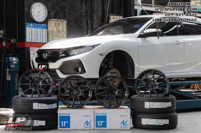 รถ - HONDA CIVIC ล้อแม็ก - NK Performance NK40 FlowForming DGM สเปค - 17x8.5 ET35 5x114.3
ยาง - YOKOHAMA ALLIANCE AL30 030Ex เบอร์ - 215/50-17