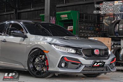 รถ - HONDA CIVIC ล้อแม็ก - VAGE VFX01 BLACK สเปค - 18x8.5 ET35 5x112-5x114.3 ยาง - Michelin PILOT SPORT5 เบอร์ -235/40R18