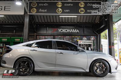 รถ - HONDA CIVIC ล้อแม็ก - INSPI ADVAN GT BEYOND DGM สเปค - 18x8.5 ET35 5x112-5x114.3 ยาง - OTANI KC 2000 เบอร์ -225/45R18