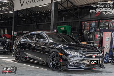 รถ - HONDA CIVIC ล้อแม็ก - VAGE VF04 BLACK สเปค - 18x8.5 ET35 5x112-5x114.3 ยาง - TOYO TIRES PROXES CR1 เบอร์- 225/45-18