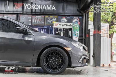 รถ - HONDA CIVIC ล้อแม็ก - LENSO VENTUS ดำด้าน สเปค - 17x7 ET35 5x114.3 ยาง - ALLIANCE AL30 030Ex เบอร์ - 215/50-17