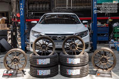 รถ - HONDA CIVIC ล้อแม็ก - KONIG N781 HyperGram FlowForming น้ำตาล สเปค - 18x8.5 ET35 5x114.3 ยาง -LENSO D-1CS เบอร์ - 225/45-18