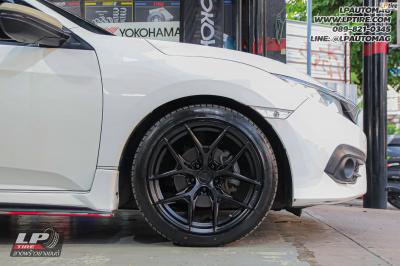รถ - HONDA CIVIC ล้อแม็ก - VAGE VF04 FlowForming BLACK FLAT สเปค - 18x8.5 ET35 5x112-5x114.3
ยาง - LENSO D-1CS เบอร์ - 225/45-18