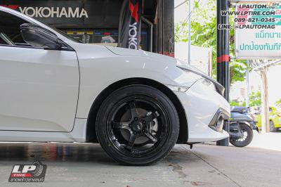 รถ -HONDA CIVIC ล้อแม็ก - INSPI ADVAN GT BEYOND FlowForming BLACK สเปค - 17x8 ET35 5x112-5x114.3 ยาง - ALLIANCE AL30 030Ex เบอร์ - 215/50-17