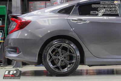 รถ - HONDA CIVIC&nbsp;ล้อแม็ก - VAGE VFX01 FlowForming V-DARK สเปค - 17x8.5 ET35 5x112-5x114.3
รัดยาง - MICHELIN PILOT SPORT 5 เบอร์ - 215/45-17