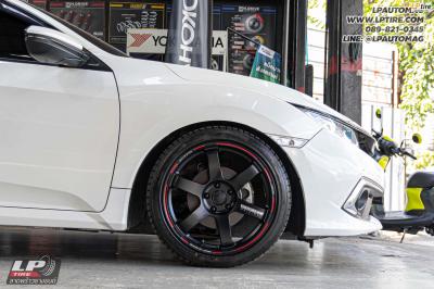 รถ - HONDA CIVIC&nbsp;ล้อแม็ก - NK Performance NK37 (TE37) Flowforming สเปค - 18x8.5 ET35 5x114.3
รัดยาง - LENSO D-1CS เบอร์ - 235/40-18 ตัวปรับแคมเบอร์ - Camber MAX โช๊คสตรัท H DRIVE S. SPEC ปรับหนืด 32 ระดั