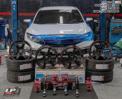 รถ - HONDA CIVIC ล้อแม็ก - NK Performance NK37 (TE37) Flowforming สเปค - 18x8.5 ET35 5x114.3
รัดยาง - LENSO D-1CS เบอร์ - 235/40-18 ตัวปรับแคมเบอร์ - Camber MAX โช๊คสตรัท H DRIVE S. SPEC ปรับหนืด 32 ระดั