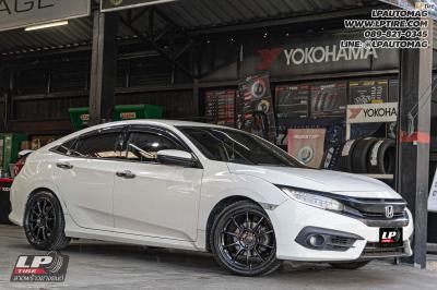 รถ - HONDA CIVIC&nbsp;ล้อแม็ก - NK Performance NK40-A (ZE40) Flowforming DGM สเปค - 18x8.5 ET35 5x114.3&nbsp;iรัดยาง - LENSO D-1CS เบอร์ - 235/40-18