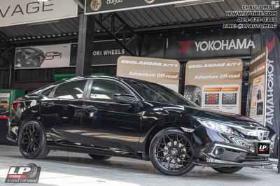 รถ - HONDA CIVIC ล้อแม็ก - VAGE VF032 FlowForming V-BLACK สเปค - 18x8.5 ET35 5x114.3-5x112
ยาง - BRIDGESTONE TURANZA T6 เบอร์ - 235/40-18