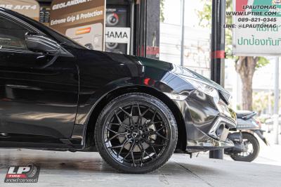 รถ - HONDA CIVIC&nbsp;ล้อแม็ก - VAGE VF032 FlowForming V-BLACK สเปค - 18x8.5 ET35 5x114.3-5x112
ยาง - BRIDGESTONE TURANZA T6 เบอร์ - 235/40-18