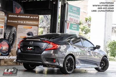 รถ - HONDA CIVIC&nbsp;ล้อแม็ก - SSW S380 ดำด้าน สเปค- 17x8 ET38 5x114.3&nbsp;รัดยาง - ALLIANCE AL30 030Ex เบอร์ - 215/50-17