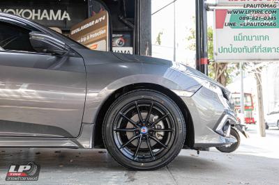 รถ - HONDA CIVIC&nbsp;ล้อแม็ก - SSW S380 ดำด้าน สเปค- 17x8 ET38 5x114.3&nbsp;รัดยาง - ALLIANCE AL30 030Ex เบอร์ - 215/50-17