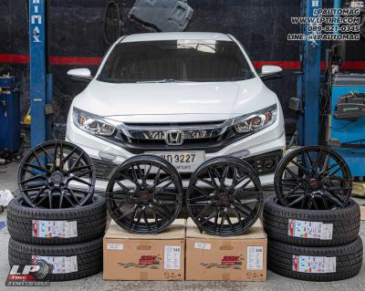 รถ - HONDA CIVIC ล้อแม็ก - SSW S348 ดำด้าน สเปค- 18x8.5 ET40 5x114.3 รัดยาง - LENSO D-1CS
เบอร์ - 225/45-18