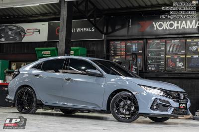 รถ - HONDA CIVIC ล้อแม็ก - VAGE VF04 FlowForming BLACK สเปค - 18x8.5 ET35 5x112-5x114.3 รัดยาง - MICHELIN Pilot Sport 5 เบอร์ - 235/40-18