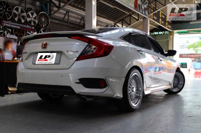 รถ - HONDA CIVIC X ล้อแม็ก - EmotionR BY LENSO LMR สีHSขอบเงา สเปค - 18x8.5 5x120-5x114.3 ET33 รัดยาง - YOKOHAMA BluEarth-GT AE51 เบอร์ - 235/45-18