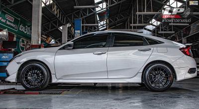 รถ -HONDA CIVIC ล้อแม็ก - MGW MF-1198F ดำด้าน สเปค - 18x8.5 ET38 5x113 ยาง - FIRENZA ST-01A
เบอร์- 235/40-18