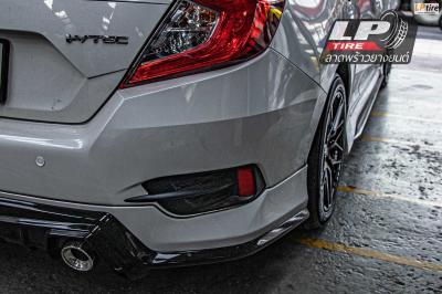 รถ -HONDA CIVIC ล้อแม็ก -SSW S348 ดำหน้าชา สเปค - 17x8 ET38 5x114.3 ยาง - ALLIANCE AL30 030Ex เบอร์- 215/50-17